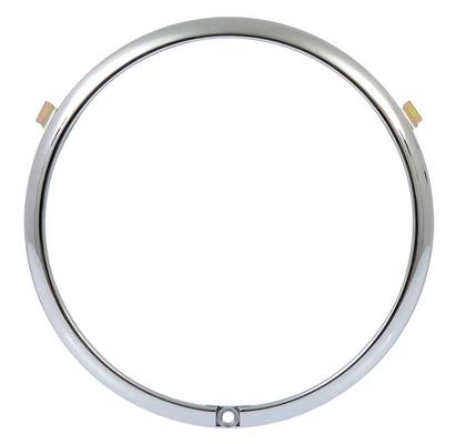 1969 Ford Mustang; Headlamp Retaining Ring; Outer; Low Beam; LH Or RH