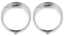 1964 Ford Falcon, Ranchero; Headlamp Bezel Set; LH and RH Sides