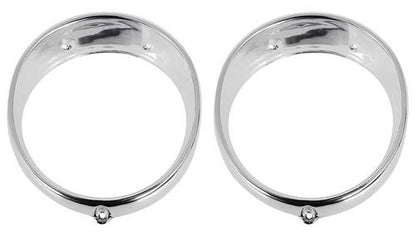 1964 Ford Falcon, Ranchero; Headlamp Bezel Set; LH and RH Sides