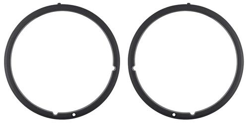 1971-72 Ford Mustang; Headlamp Door Bezel Set; LH & RH Sides; Pair