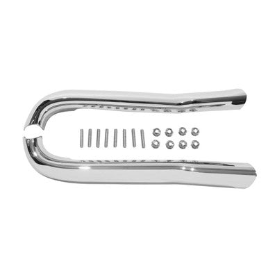 Trim Parts 1956 Chevrolet Full Size Car Left & Right Front Hood Bar Extenisions, Pair - (1307)