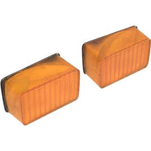 1975-78 Ford Mustang II; Park Lamp Lens Assembly; Amber with Gaskets; Pair