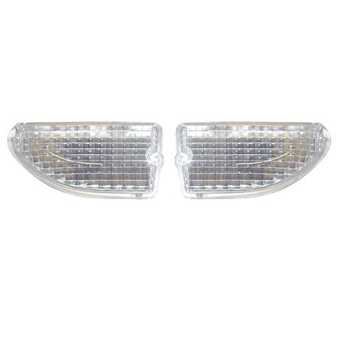 1969-70 Mustang; Parking Lamp Lenses; Clear; RH & LH; Pair