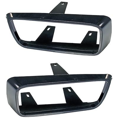 1970 Ford Mustang; Mach 1; Park Lamp Bezels; Black