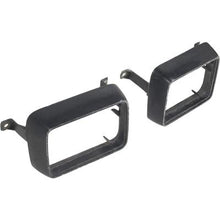 1975-78 Ford Mustang II; Park Lamp Bezel Set; Die-Cast; Black; Paintable; LH & RH; Pair