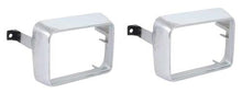 1975-78 Ford Mustang II; Park Lamp Bezel Set; Die-Cast Chrome; LH and RH