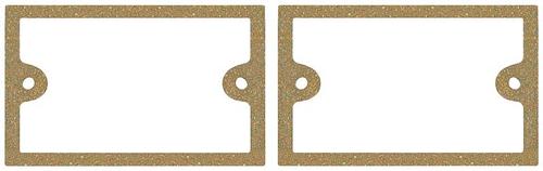 1968-70 Ford Falcon; Park Lamp Lens Gaskets; Pair