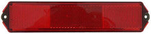 1968 Mustang; Quarter Panel Reflector Lens; with Painted Bezel; Each