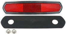 1968 Mustang; Quarter Panel Reflector Assembly; w/o Markings; with Chrome Bezel