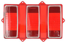 1969 Ford Mustang; Tail Lamp Lens; with Chrome Trim; 1st Gen; Ford Tooling