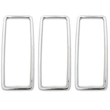 1969 Mustang; Tail Lamp Lens Trim Set; Stainless Steel; 3-Piece Set; RH or LH Sides; 2 Sets Required