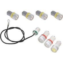 1964-65 Mustang; Instrument Gauge Cluster LED Bulb Kit; 8-Piece Set; Amber Illumination