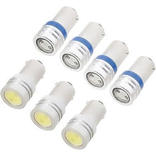 1965-66 Mustang; Instrument Gauge Cluster LED Bulb Kit; For 5-Gauge Cluster With Round 140mph Speedo; 7 Bulb Set; Blue I