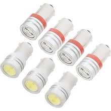 1965-66 Mustang; Instrument Gauge Cluster LED Bulb Kit; For 5-Gauge Cluster With Round 140mph Speedo; 7 Bulb Set; Red Il