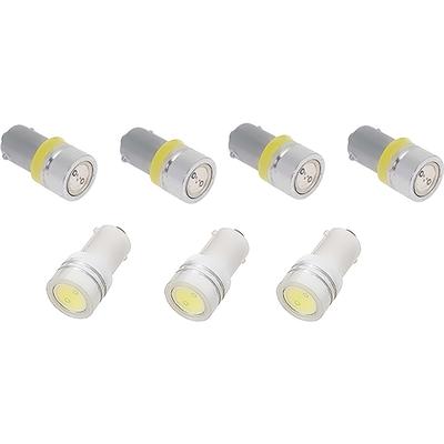 1965-66 Mustang; Instrument Gauge Cluster LED Bulb Kit; For 5-Gauge Cluster With Round 140mph Speedo; 7 Bulb Set; Amber 
