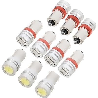 1967-68 Mustang; Instrument Gauge Cluster LED Bulb Kit; 10-Piece Set; Red Illumination