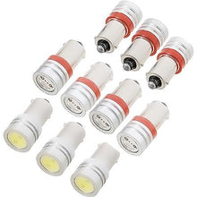 1967-68 Mustang; Instrument Gauge Cluster LED Bulb Kit; 10-Piece Set; Red Illumination