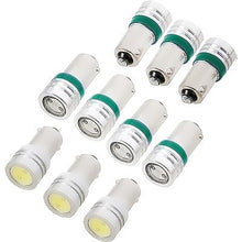 1967-68 Mustang; Instrument Gauge Cluster LED Bulb Kit; 10-Piece Set; Green Illumination