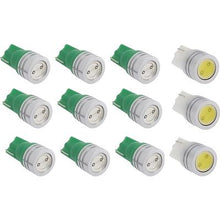 1969-73 Mustang; Instrument Gauge Cluster LED Bulb Set; For Models Without Factory Tach; 12-Piece Set; Green Illuminatio