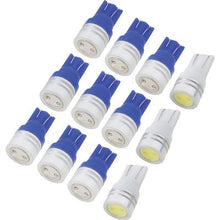 1969-73 Mustang; Instrument Gauge Cluster LED Bulb Set; For Models Without Factory Tach; 12-Piece Set; Blue Illumination