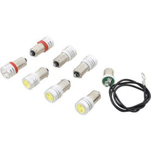1964-65 Mustang; Instrument Gauge Cluster LED Bulb Kit; 8-Piece Set; White Illumination