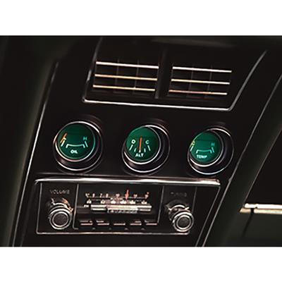 1971-73 Mustang; Auxiliary Cluster LED Bulb Kit; Green