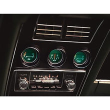 1971-73 Mustang; Auxiliary Cluster LED Bulb Kit; Green