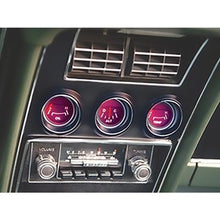 1971-73 Mustang; Auxiliary Cluster LED Bulb Kit; Red