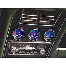 1971-73 Mustang; Auxiliary Cluster LED Bulb Kit; Blue