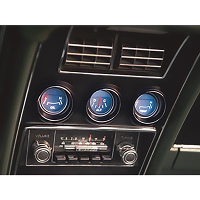 1971-73 Mustang; Auxiliary Cluster LED Bulb Kit; White