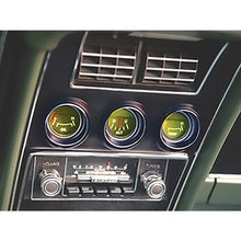1971-73 Mustang; Auxiliary Cluster LED Bulb Kit; Amber