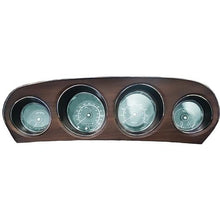 1969-73 Ford Mustang; Instrument Gauge Cluster; w/Tach; LED Bulb Kit; White