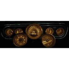 1964-65 Ford Mustang; Instrument Gauge Cluster; w/Rally Pac Tach & Clock; LED Bulb Kit; Amber