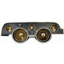 1967-68 Ford Mustang; Instrument Gauge Cluster; w/Tach; LED Bulb Kit; Amber