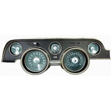 1967-68 Ford Mustang; Instrument Gauge Cluster; w/Tach; LED Bulb Kit; White
