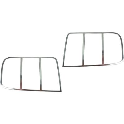 2005-09 Ford Mustang; Tail Light Bezel Set; Chrome Finish