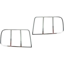 2005-09 Ford Mustang; Tail Light Bezel Set; Chrome Finish