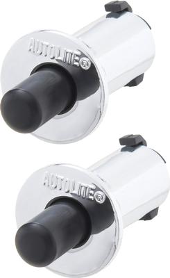 1968-70 Mustang; Dome Light Switches; With Autolite Logo; Chrome