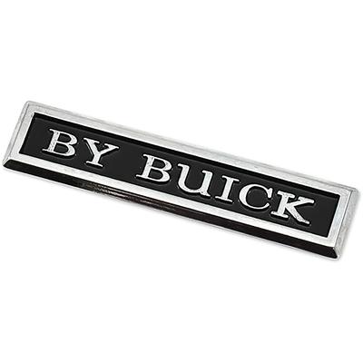 1378552 - 1971 Buick Stage 1 GS 350, GS 455; Trunk Emblem; BY BUICK Nameplate