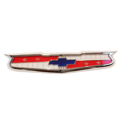 Trim Parts 1956 Chevrolet Full Size Car 6-Cylinder Hood Emblem Assembly, Each - (1392)