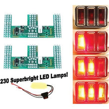 1967-68 Mustang; LED Sequential; Deluxe Tail Light Conversion Kit; Super Bright