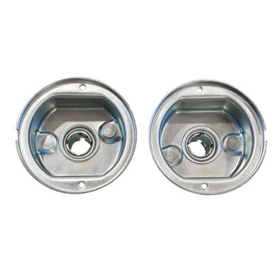 Trim Parts 1957 Chevrolet Full Size Car Front Grille Bar Parking Light Housings Only, Pair - (1401A)