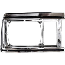 1982 El Camino, Caballero, Malibu; Headlamp Bezel, Chrome/Black; RH