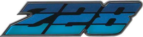 14024334 - 1980 Camaro; Z28 Front Grill Emblem ; Tri-Color Blue
