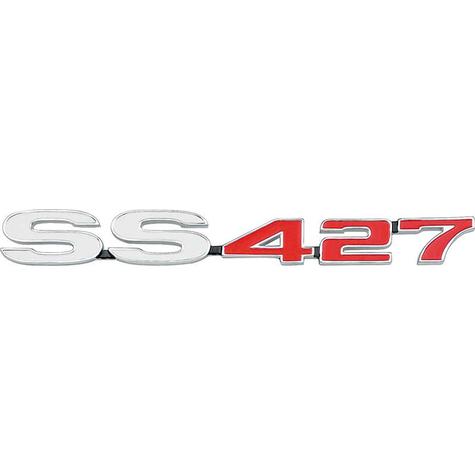 14047 - 1968 Chevrolet Impala; SS 427; Trunk Emblem
