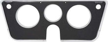 1969-72 Chevy. GMC Pickup, Blazer, Jimmy, Suburban; Dash Gauge Bezel; Black Face; with Chrome Edges; for Warning Lights