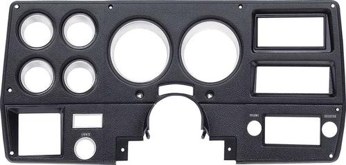 1975-77 GM Truck Dash Bezel Black/Chrome With A/C