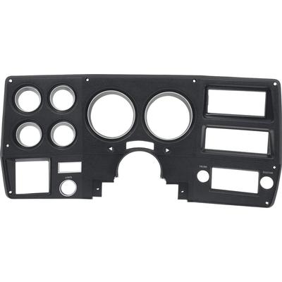 1975-77 Chevy, GMC Pickup, Blazer, Jimmy, Suburban; Dash Gauge Bezel; with AC; Black & Silver