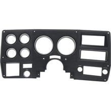 1975-77 Chevy, GMC Pickup, Blazer, Jimmy, Suburban; Dash Gauge Bezel; with AC; Black & Silver