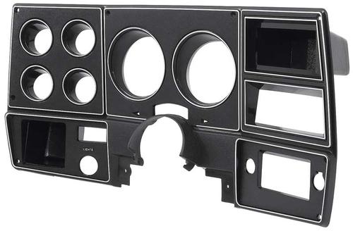 1978-80 Chevy, GMC Pickup, Blazer, Jimmy, Suburban; Dash Bezel; without AC; Black/Silver